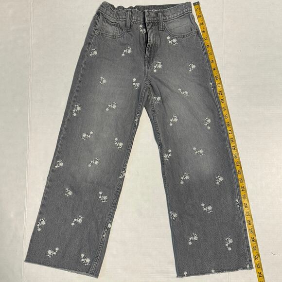 Gap Kids Lot of 2 Girl 10 Low Stride Jeans Embroidered Distressed School Casual - Picture 3 of 16